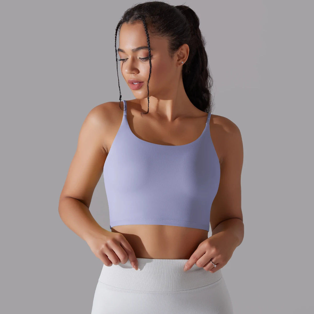 Women Solid Color Yoga Undershirt