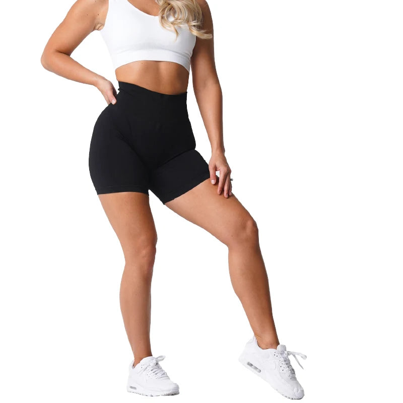 Women Soft Workout Tights Fitness Yoga  shorts