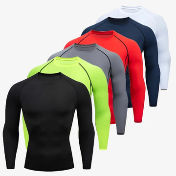 Long-Sleeve Workout Tee for Men