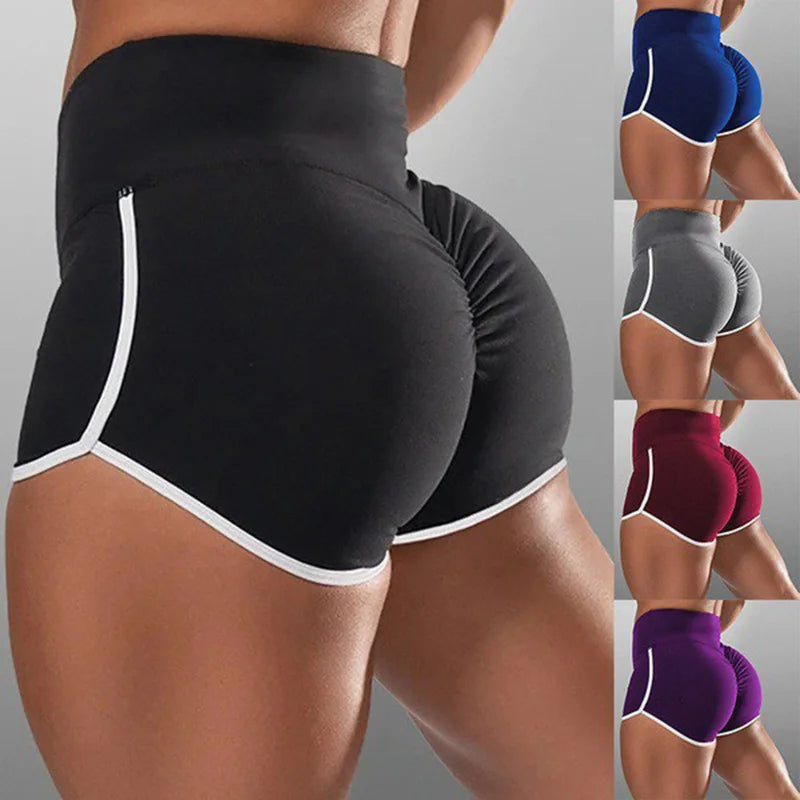 Women Elasticated Seamless Fitness Shorts