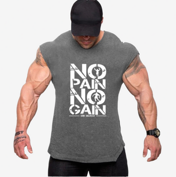 Men's Bodybuilding Hooded Tank Top