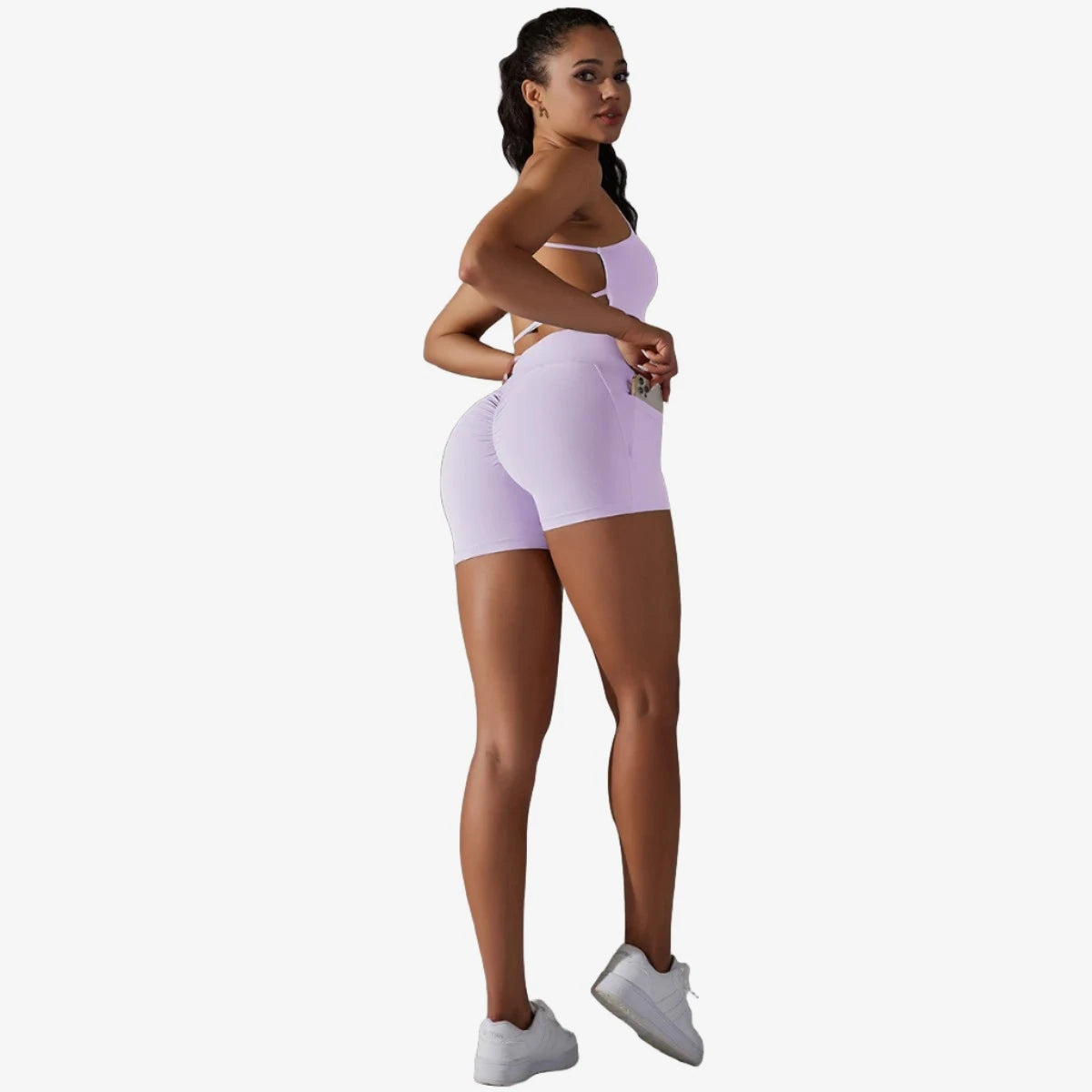 Stylish Crop Top & Shorts Set for Girls On the Go