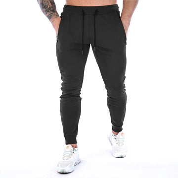 Men Fitness Muscle Gray Jogging Pants